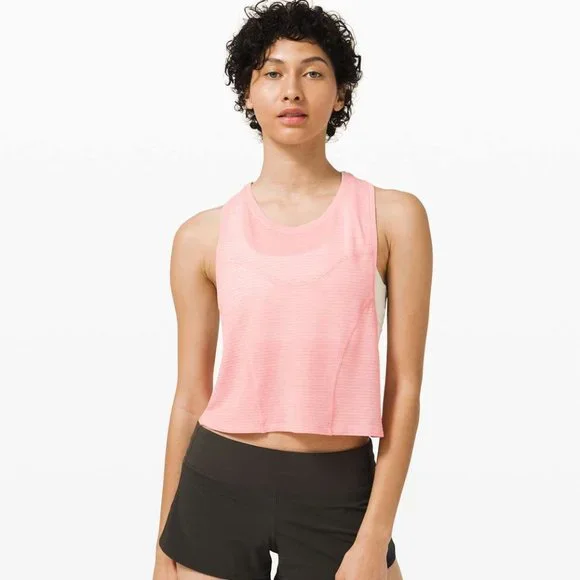 💗SEE VIDEO 💗Cute Lululemon Stronger As One Muscle Tank Azalea Pink - Picture 4 of 16
